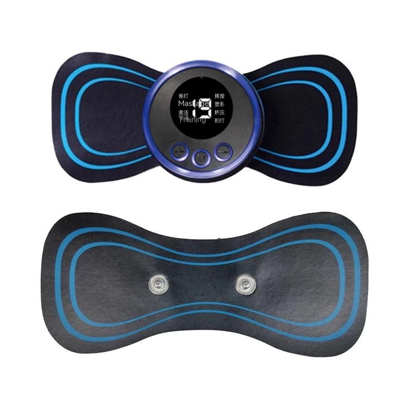 EMS Mini Electric Neck & Back Massager – Muscle Therapy & Pain Relief