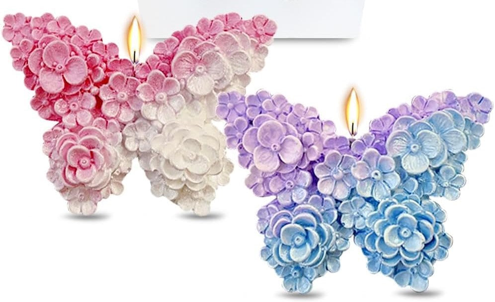 Mini butterfly candle