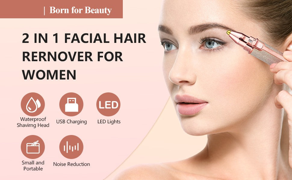 Flawless Facial Hair Remover Machine