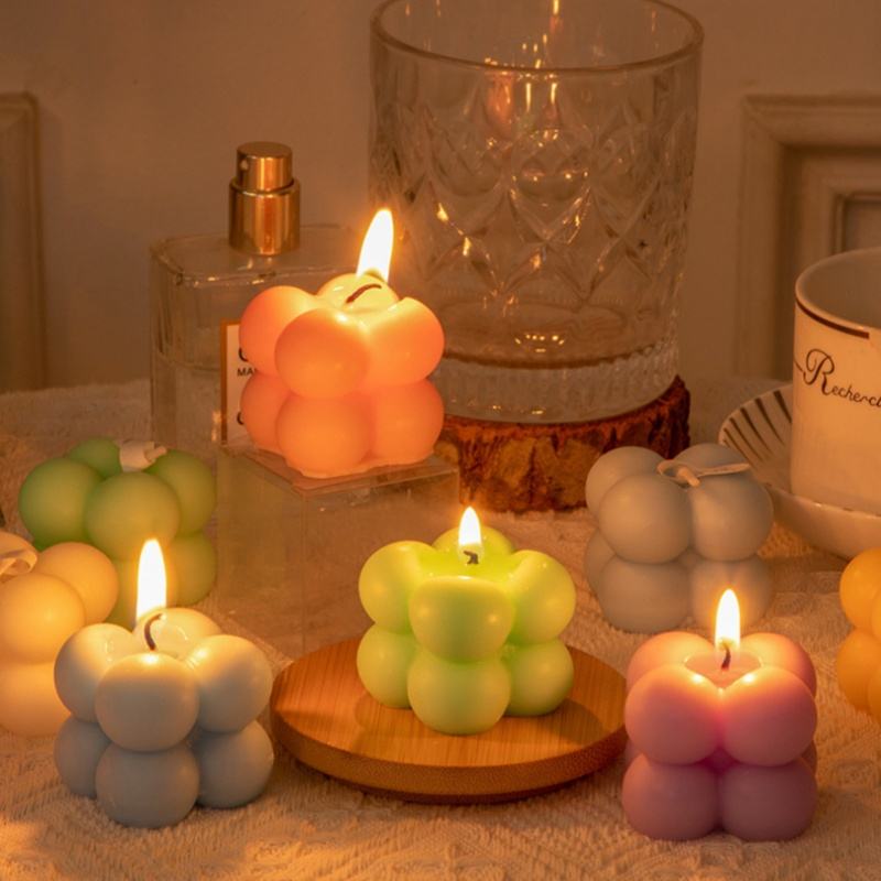 Small bubble candle