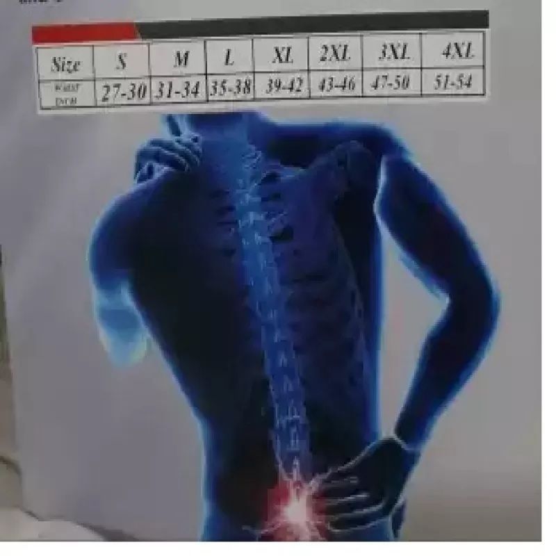 Adjustable Magnetic Posture Corrector Back Brace & Lumbar Support Belt