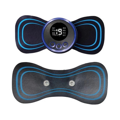 EMS Mini Electric Neck & Back Massager – Muscle Therapy & Pain Relief
