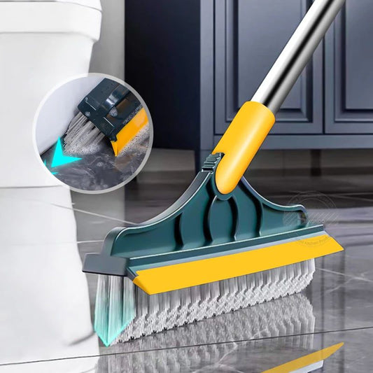 Floor Scrub Brush Rotating With Long Handle