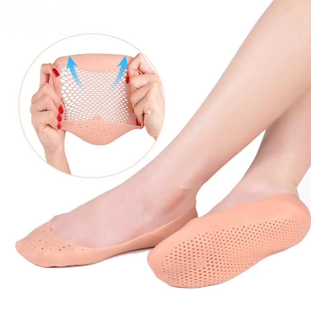 Silicone Heel Protectors – Moisturizing, Anti-Crack & Callus Care Socks
