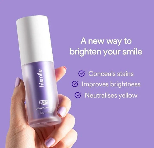 Hismile V34 Purple Whitening Toothpaste – Stain Removal & Brightening Care